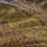 Pellet drzewny Gold worek z bliska nagrody otrzymane opisane na opakowaniu Paleko