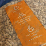 Pellet drzewny Lets pomarańczowy worek z bliska Paleko