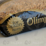Pellet drzewny Olimp worek Top Quality z bliska Paleko