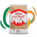 Pellet drzewny natural wood pellets z logo Paleko Bydgoszcz worek