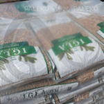 Zabezpieczona paleta pelletu drzewnego Igła Paleko