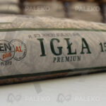 Pellet drzewny Igła worek z bliska certyfikaty