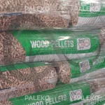 Worki na palecie poukładane - Pellet Cetim