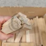 Drewno rozpałkowe karton rozpałka płaskie drewienka czyste drewno podpałka do kominka